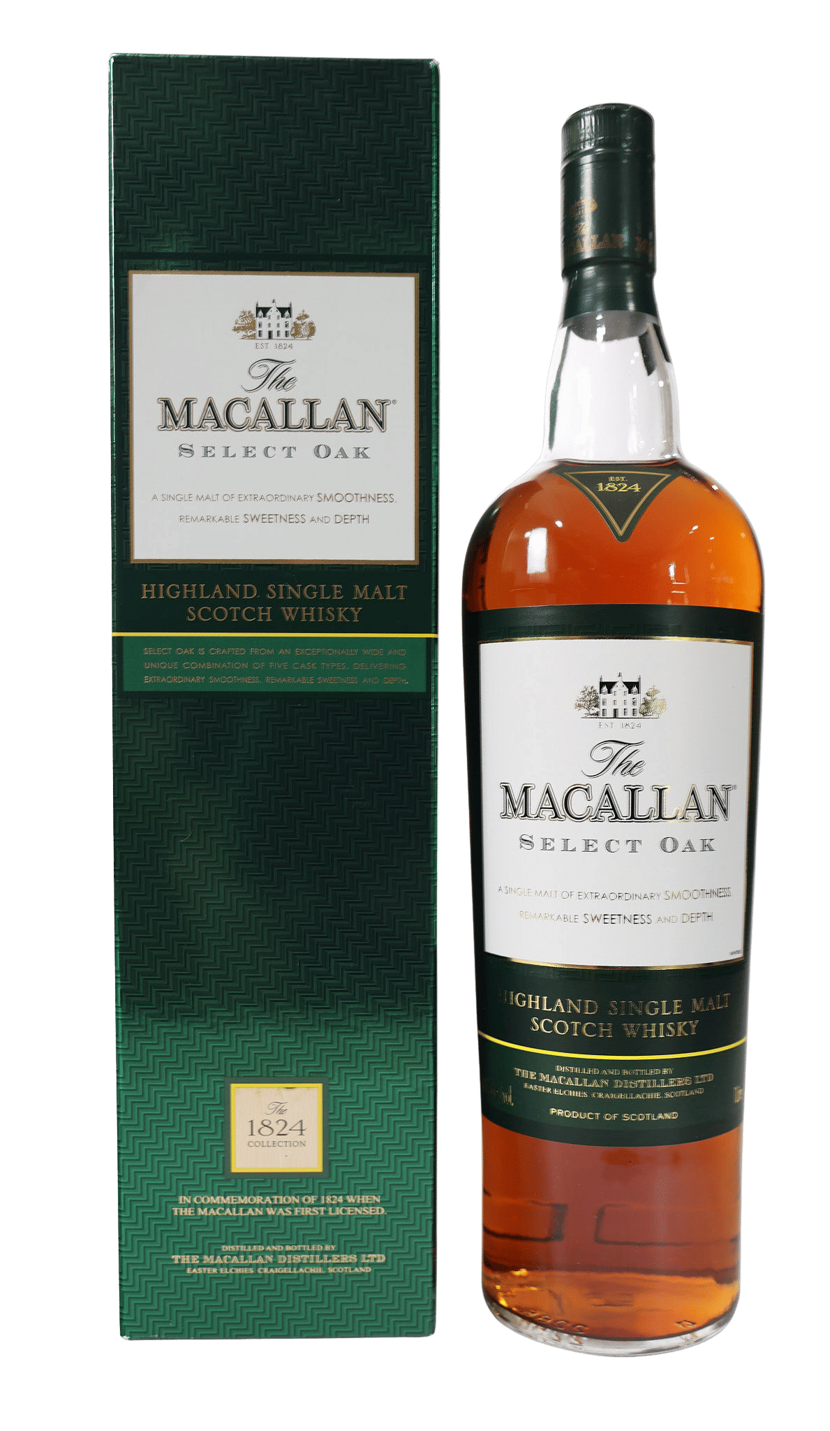 Macallan Select Oak Single Malt Scotch Whisky 1 Liter Bottle